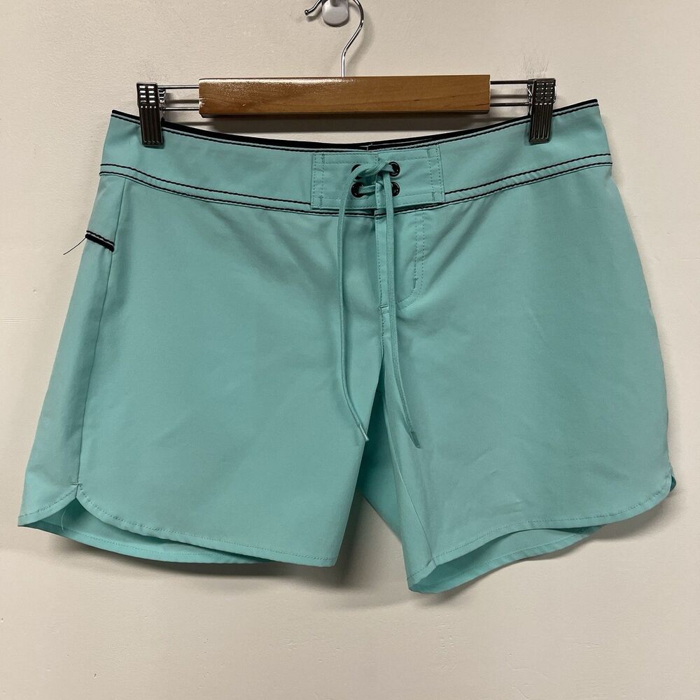 Carve Designs Board Shorts Women’s 4 Aqua Blue Quick Dry Swimwear Surf Beach